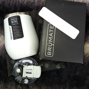 🍷BUY ME🍷 BRUMATE UNCORK'D XL WINE TUMBLER "ICE WHITE" 14oz